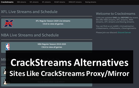 CrackStreams 2.0 / crackstreams.biz