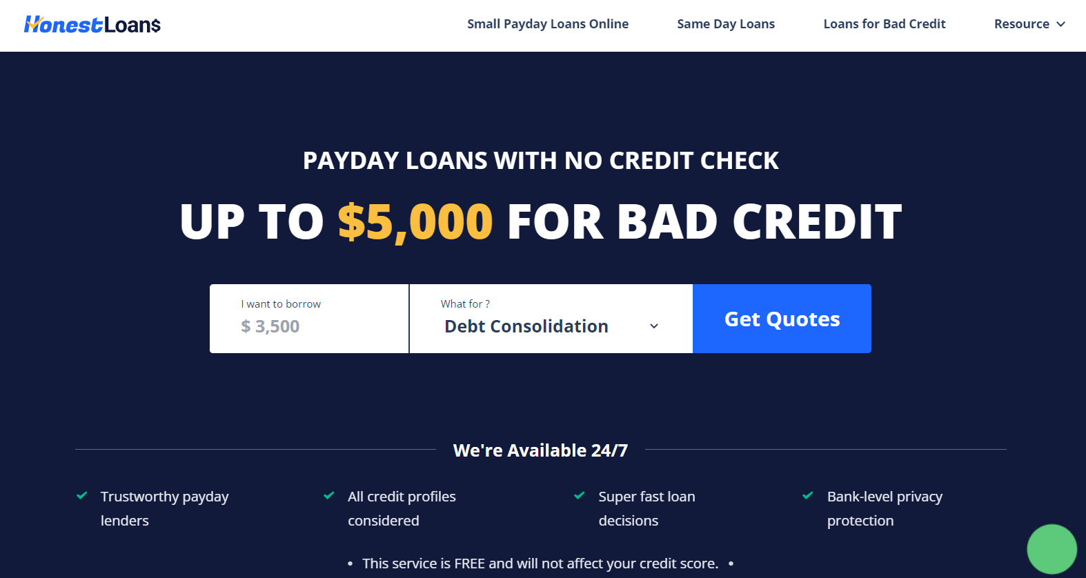 Honest Loans Review