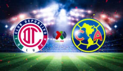 Club América vs Deportivo Toluca F.C. Timeline